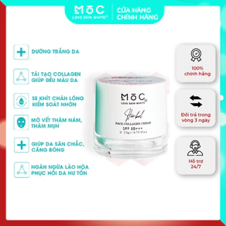 Kem dưỡng trắng, tái tạo và chống lão hóa da Collagen Mộc Love Skin White 20g