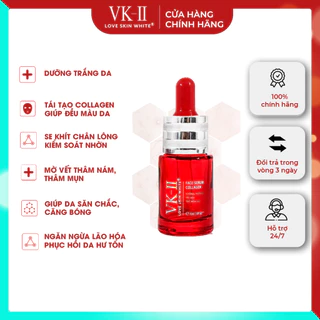 Tinh chất dưỡng trắng serum tái tạo và trẻ hóa làn da VK-II Love Skin White Face Collagen 15ml