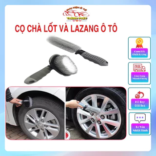 Chổi chà cọ lốp và  lazang ô tô xe hơi xe máy - Bàn chải rửa vệ sinh lốp vành ô tô xe máy