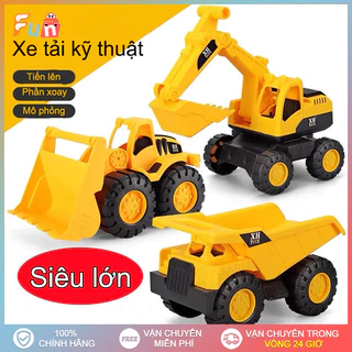 Trẻ Em Xe Tải Lớn Máy Xúc Tipper Xe Tải Đồ Chơi Kỹ Thuật Xe Tải Bé Trai Xe Tải Bộ Quà Tặng