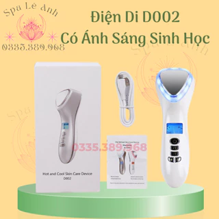 Điện Di Nóng Lạnh D002,Búa Điện Di Nóng Lạnh, Kết Hợp Ánh Sáng Sinh Học (Bảo Hành 12 Tháng)