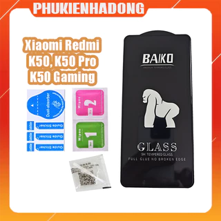 Kính cường lực 9H full màn hình Baiko K50, K50 Pro, K50 Gaming