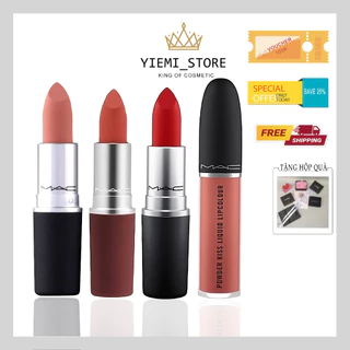 Son MAC Powder Kiss Lipstick 3g, son thỏi Mac Rettro Matte chính hãng