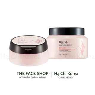 [Auth Mẫu mới nhất] Kem tẩy trang Gạo Rice Water Bright Cleansing Cream The Face Shop