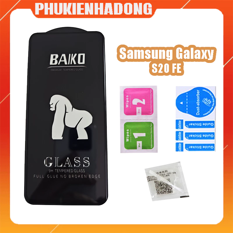 Kính cường lực 9H full màn hình Baiko Samsung Galaxy S20 Fe