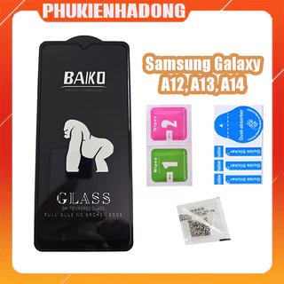 Kính cường lực 9H full màn hình Baiko Samsung Galaxy A12, A13, A14