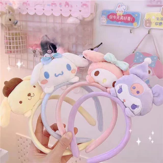 Bờm tóc Sanrio nhồi bông dễ thương