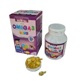 Kẹo Viên Bổ não Omega 3 kids plus dành cho trẻ có thể lực giảm kém tập trung, giảm mỏi mắt, giảm trí nhớ