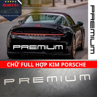 Chữ PREMIUM đuôi xe phong cách mới