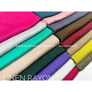 Linen Rayon - giá hiển thị là giá 10cm, mua 1m chọn 10.