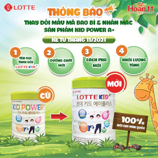 Sữa Lotte Kid Hàn