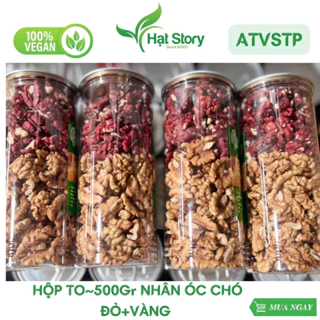 450Gr Nhân Óc Chó Tươi Vàng Mix Đỏ Làm Sữa Siêu Ngon, Bổ Dưỡng Như Hình