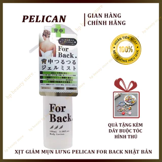 Xịt Giảm Mụn Lưng Pelican For Back Body Lotion 100ml Nhật Bản