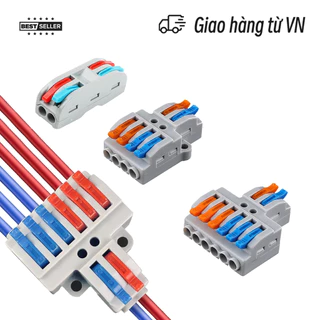 [RẺ NHẤT THỊ TRƯỜNG! ]Cút nối dây điện đôi 2 pha 2 cổng vào 2 cổng ra PCT-222 250v 32a