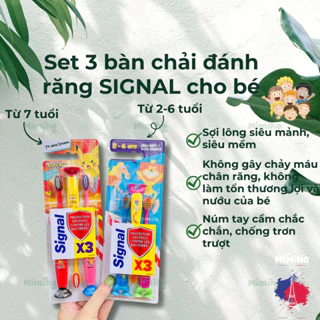 Bàn chải đánh răng Signal dành cho bé từ 2 tuổi của Pháp _MiMi HG