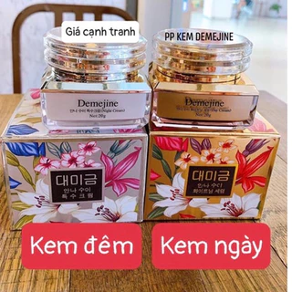 Bộ kem Demejine hàn quốc 2 hộp ngày và đêm 20g