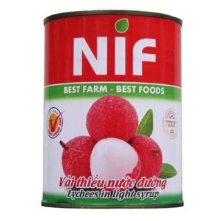 Vải Ngâm Nước Đường NIF 560gr (Lychee In Syrup)