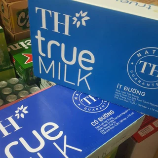 Thùng Sữa Tươi TH True Milk 48 hộp x 110ml Ít Đường/Có Đường