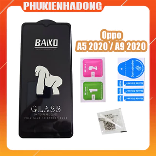 Kính cường lực 9H full màn hình Baiko Oppo A5 2020, A9 2020