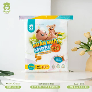 Khăn khô đa năng mipbi 900g gói to tiết kiệm cho bé và cả gia đinh Nembabyandmore