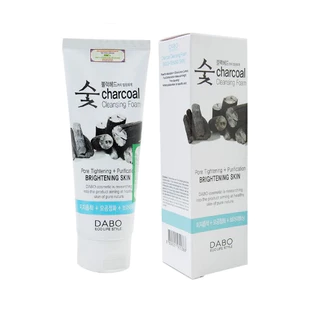 Sữa rửa mặt Than hoạt tính thải độc Hàn Quốc Dabo Charcoal Foam Cleanser 150ml