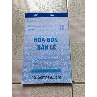 Sổ hóa đơn 2liên có lót 50bộ (Bán lẻ giá sỉ) lốc 5 cuốn