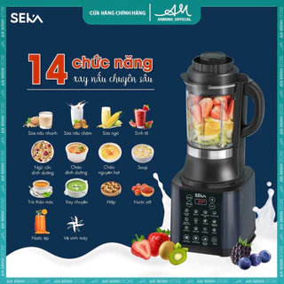 Máy Làm Sữa Hạt Seka E400 Xay Nấu Đa Năng Tích Hợp 14 Chế Độ Dung Tích Cối 1.7 Lít Công Suất 1000w + 800w Chính Hãng