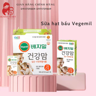 Sữa hạt bầu Vegemil Hàn Quốc DÀNH CHO MẸ BẦU VÀ CHO CON BÚ