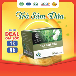 Trà Sâm Dứa Giải Khát Nhanh Hộp 30 Túi Lọc Siêu Thị Thiên Nhiên