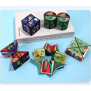 Rubik 3D Magic Cube thay đổi hình dáng Phát triển trí não cho bé