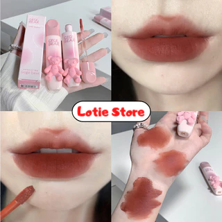 Son GEGE BEAR Tender Lip Glaze nhung lì mềm mịn môi cực sang chảnh Cao Cấp