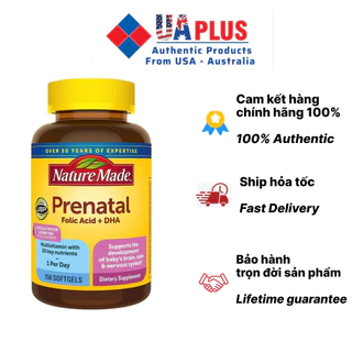 Mẫu mới Vitamin tổng hợp cho mẹ bầu Nature Made Prenatal Multi DHA 150 viên