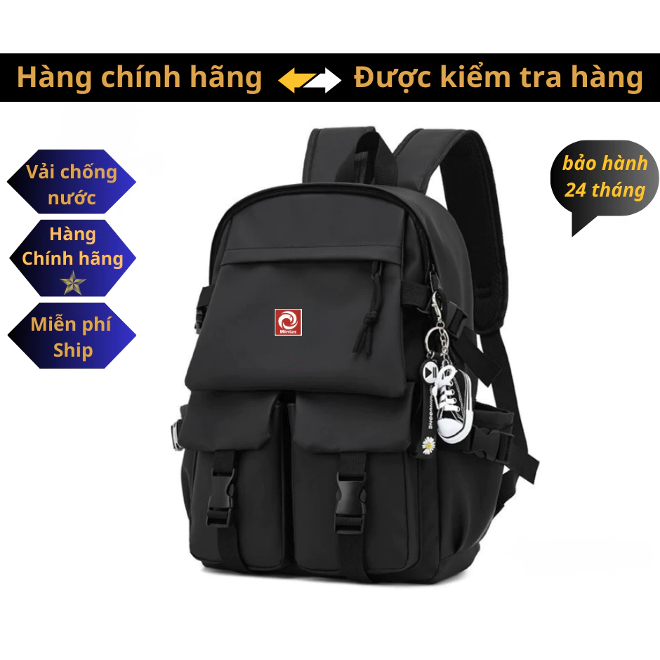 Balo Thời Trang Bagsic Backpack Nhiều Ngăn nhiều màu MiTas 284 (ko kèm phụ kiện)
