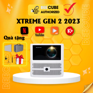Máy Chiếu Mini BeeCube (Xtreme Gen 2 2023)  Full HD 1080 - Đa Ứng Dụng - Kết Nối Nhiều Thiết Bị - Bảo Hành 12 Tháng