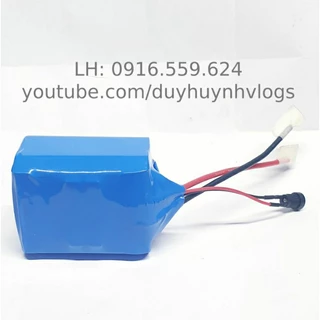 khối pin 12v dung lượng 6500mah cho quạt đèn wifi