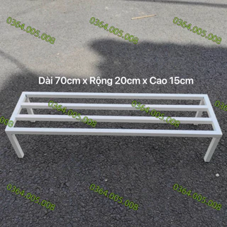 Kệ kê chậu cây, chậu hoa ngoài ban công, Giá để chậu cá, chậu trồng rau,... - Dài 70cm