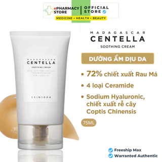 Kem Dưỡng Skin1004 Soothing Cream Madagascar Centella chiết xuất rau má làm dịu, phục hồi da 75ml