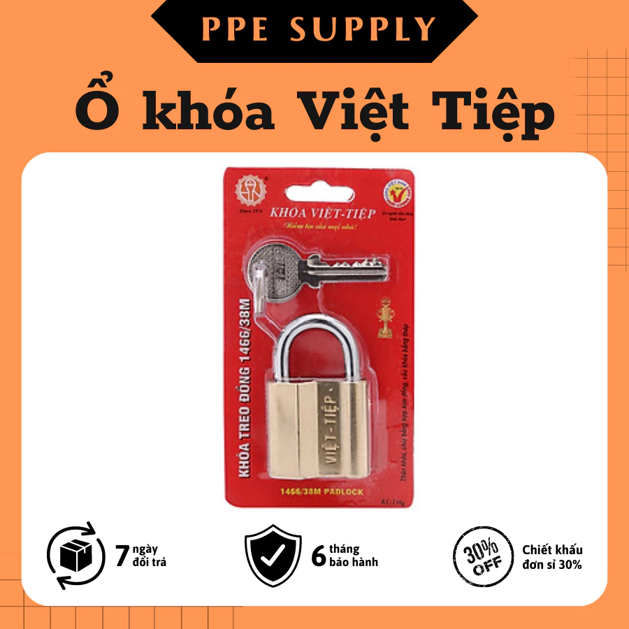 Ổ khóa Việt Tiệp cao cấp, khóa chìa , khóa bấm [CHÍNH HÃNG]