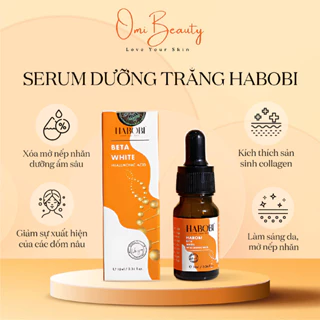 Serum Beta White Habobi Tinh Chất Dưỡng Ẩm Trắng Da Chống Lão Hóa Tăng Cường Colagen 10ml - OMI Beauty