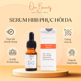 Serum Phục Hồi Habobi Tinh Chất Mờ Thâm, Cải Thiện Lão Hóa, Mờ Nếp Nhăn, Làm Sáng và Săn Chắc Da 10ml - OMI Beauty