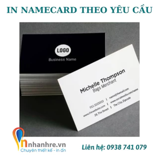 In card theo yêu cầu, in 20 hộp name card, name card cảm ơn theo yêu cầu cao cấp và giá rẻ - INNHANHRE.VN