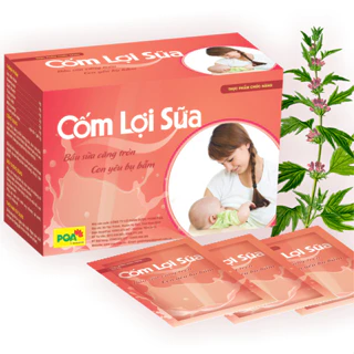 Cốm lợi sữa PQA hộp 25 gói.Mẹ khỏe,con ngủ ngon giấc.Mua 1 hộp tặng 10 khẩu trang 6A or 9A Mask.