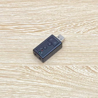 USB âm thanh SOUND 7.1 CẮM CHO MÁY TÍNH VÀ LAPTOP CÓ NÚT CHỈNH ÂM LƯỢNG