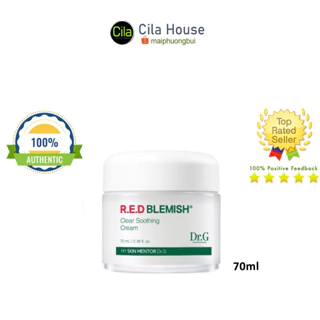 Kem Dưỡng Dr.G R.E.D Blemish Clear Soothing Cream 70ml - Cila House