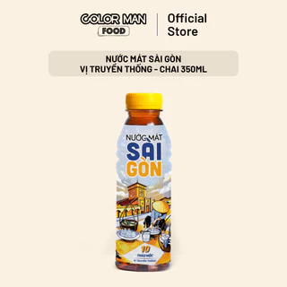 [DATE 2025] Chai nước mát Sài Gòn vị truyền thống Color Man Food 350ml