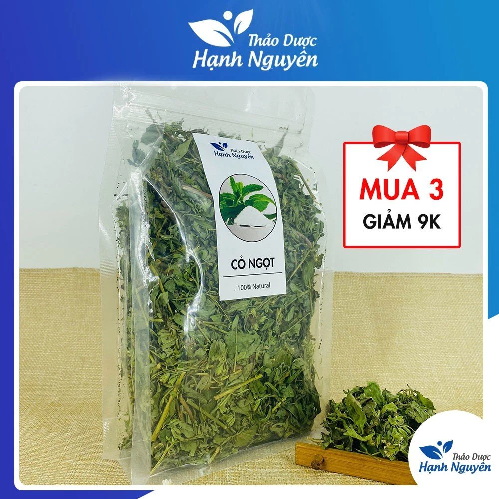 100g Cỏ Ngọt (Cỏ ngọt hữu cơ làm trà, đường ăn kiêng, tạo vị ngọt tự nhiên)