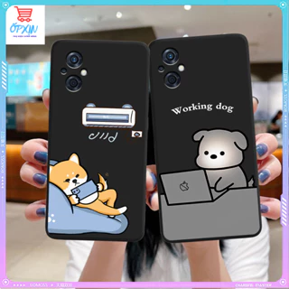 ( Ốp Xịn ) Oppo RENO 8 / 8Z / 8T 4G/5G Cạnh Vuông Bảo Vệ Cam /in hình Dog Cat