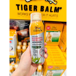 Xịt Sả chống muỗi Tiger Balm 120ml chính hãng e bé dùng được