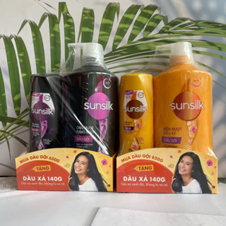 Dầu gội đầu Sunsilk bồ kết 650gr 👍 MUA 1 TẶNG 1👍TẶNG DẦU XẢ 140GR ÓNG MƯỢT RẠNG NGỜI Việt Nam/ Tanwgk khăn sợi cao cấp