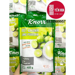 Giá Sỉ 1 thùng x 12 gói x 400g Bột chanh Knorr Lime Powder/DATE 7/2024